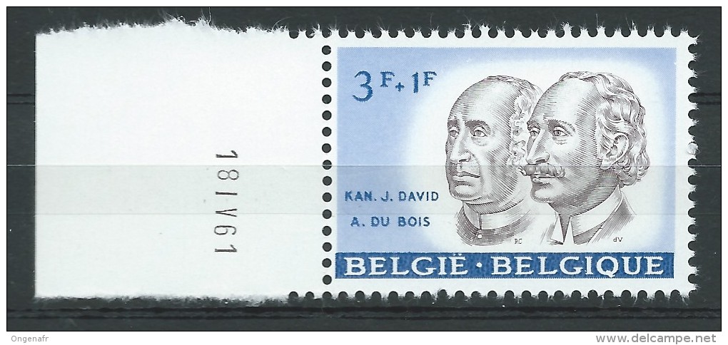 N° 1180  (xx) Datée 18/04/1961 - Hoekdatums