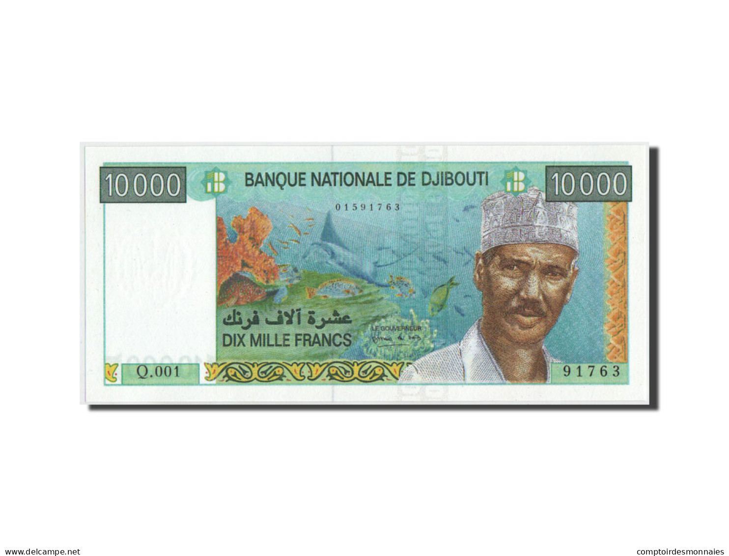 Billet, Djibouti, 10,000 Francs, 1999, 1999, KM:41, NEUF - Dschibuti