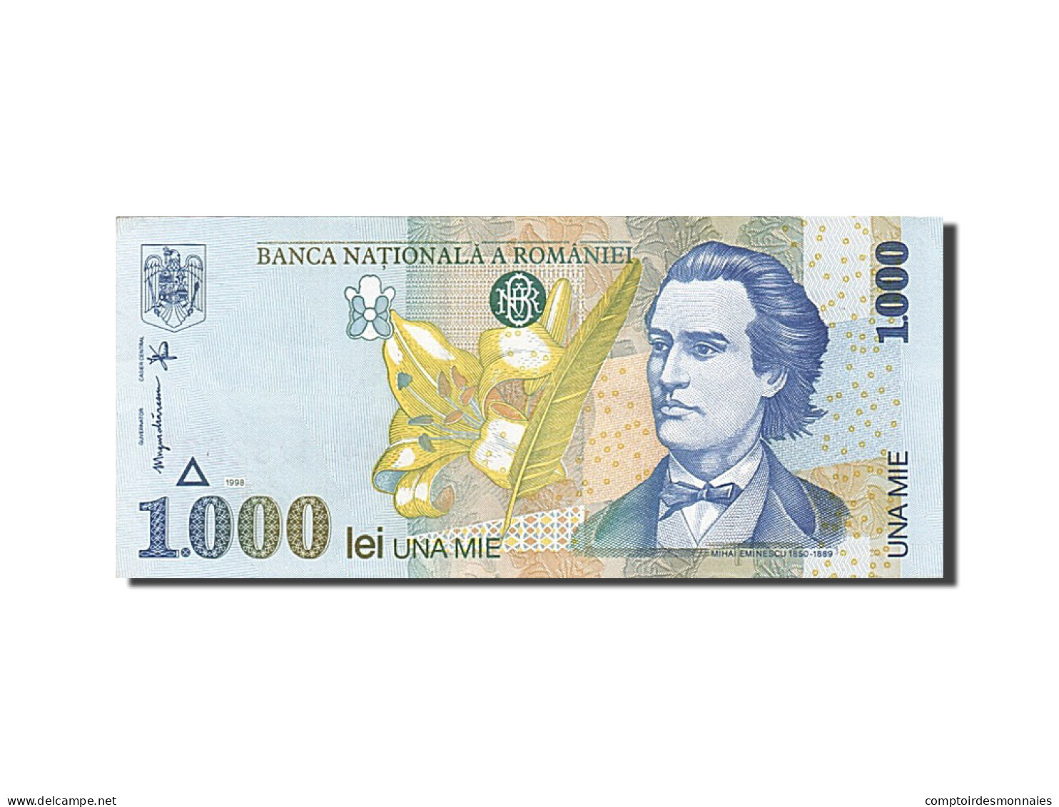 Billet, Roumanie, 1000 Lei, 1996-2000, 1998, KM:106, SPL - Rumänien