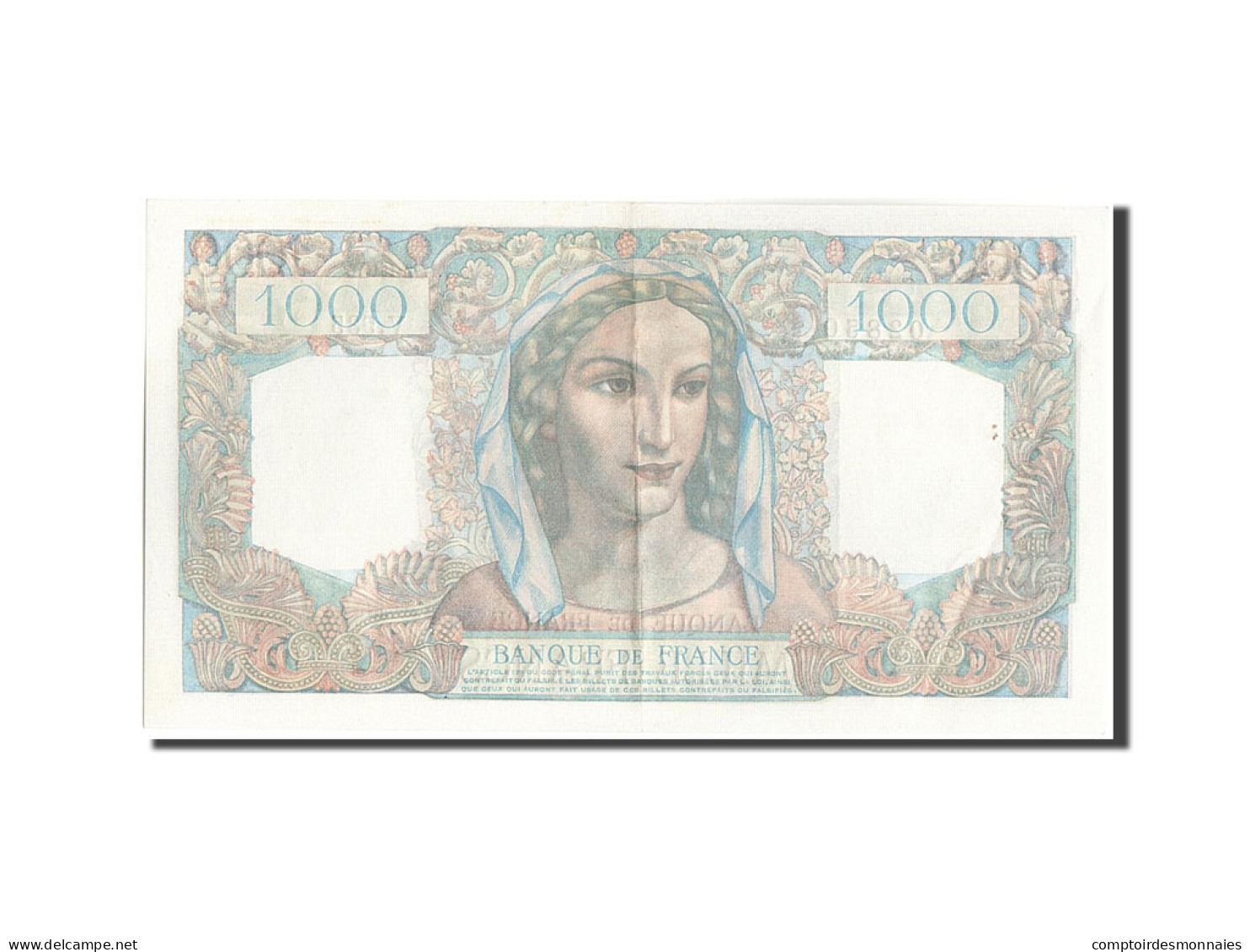 Billet, France, 1000 Francs, 1 000 F 1945-1950 ''Minerve Et Hercule'', 1949 - 1 000 F 1945-1950 ''Minerve Et Hercule''