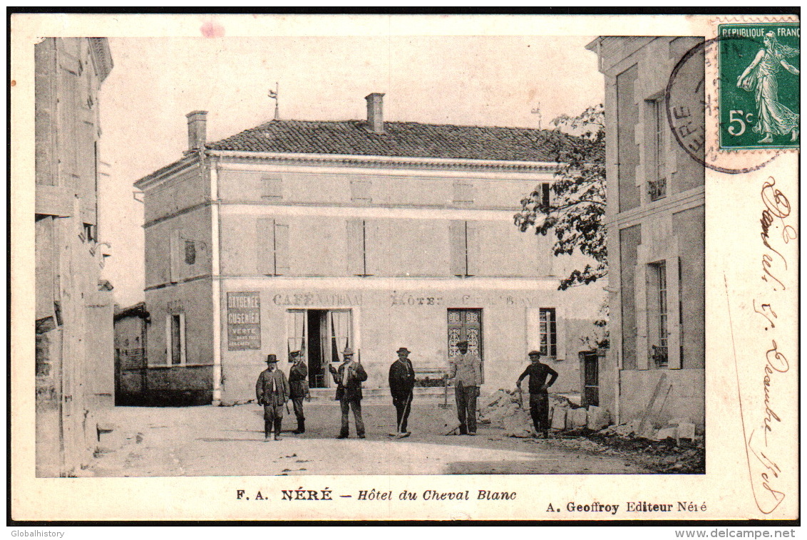 DC1606 - F.A. NÉRÉ - HOTEL DU CHEVAL BLANC - Other & Unclassified