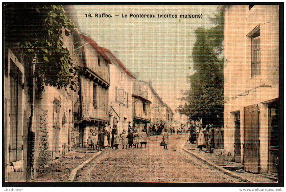 DC1630 - RUFFEC - LE PONTEREAU (VIEILLES MAISONS - Ruffec