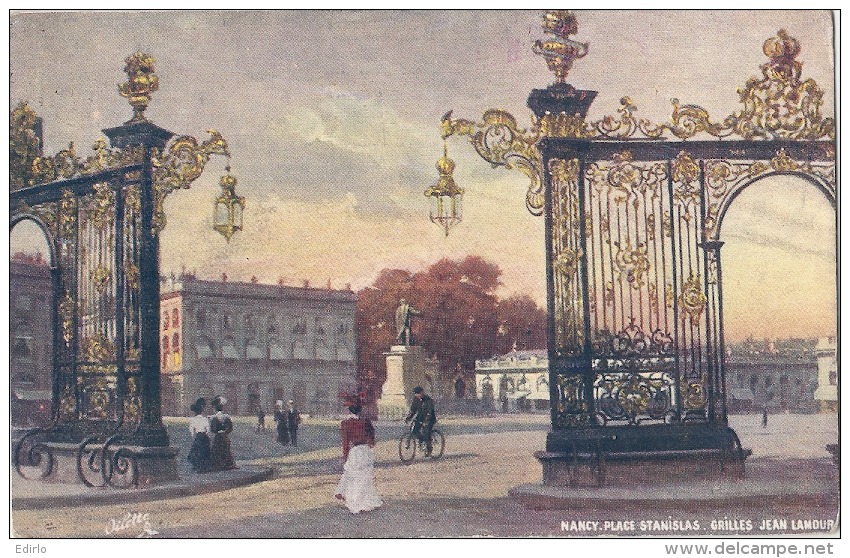 -54- NANCY Place Stanislas Tuck's Card TTB - Nancy