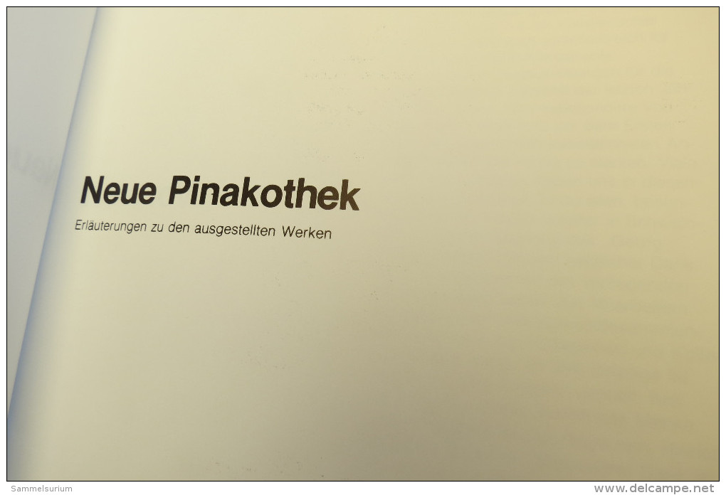 "Neue Pinakothek München" Katalog Der Ausgestellten Werke Aus Der Bayerischen Staatsgemäldesammlung - Catalogues