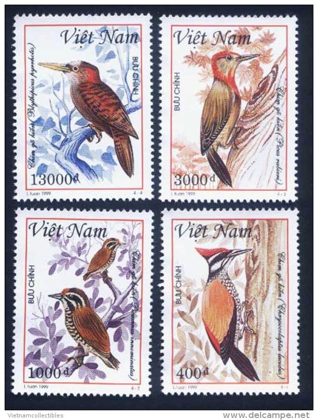 Vietnam Viet Nam MNH Perf Stamps 1999 : Woodpecker / Bird (Ms805) - Vietnam