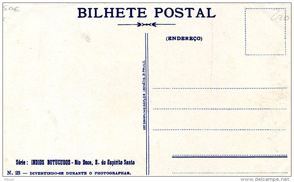 BRESIL(RIO DOCE) TYPE INDIEN(NU) - Curitiba