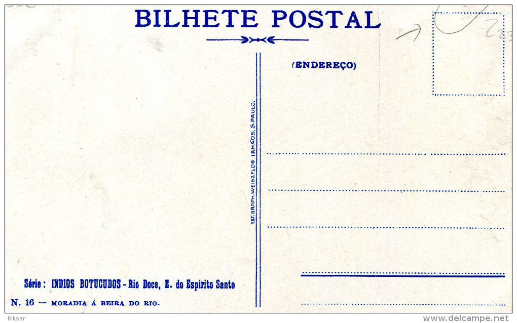 BRESIL(RIO DOCE) TYPE INDIEN(NU_NUE) - Curitiba