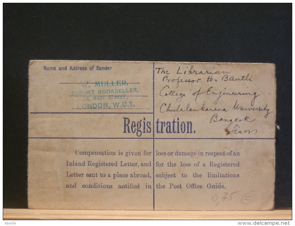 59/518   REGISTRED LETTER TO BELG.. - Stamped Stationery, Airletters & Aerogrammes