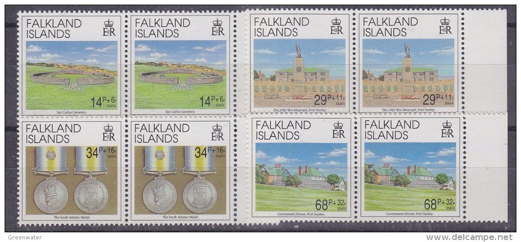 Ascension 1992 Liberation Of The Falkland Islands 4v  (pair) ** Mnh (30298) - Ascension