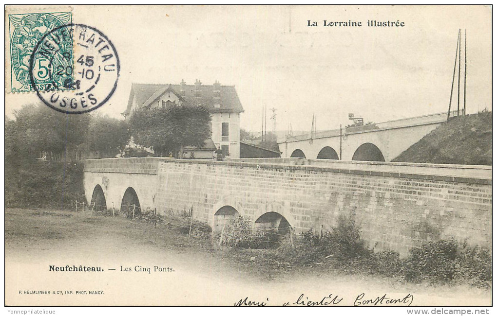 88 - Neufchateau - Pont - Chemin De Fer - Ligne Chaumont à Neufchateau - Epinal - Ouvrages D'Art