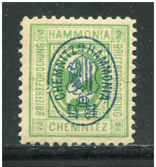 D.Privatpost / Chemnitz, Hammonia, 2 Pfg. * (11079) - Private & Lokale Post