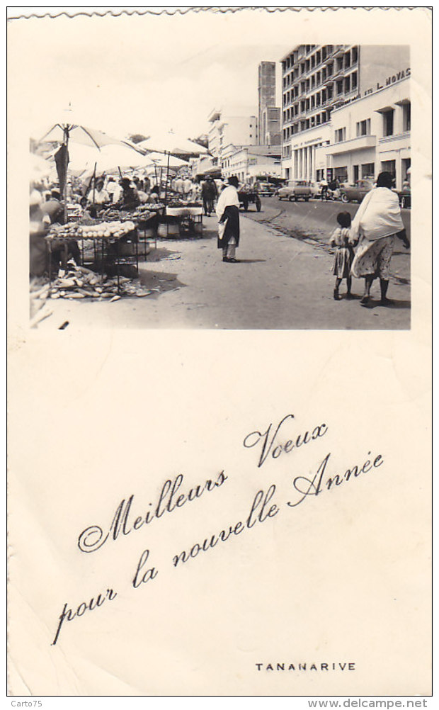 Afrique - Madagascar -  Tananarive -  Marché PTT - Ets L. Novas - Cachet Postal Betroka 1960 - Madagaskar