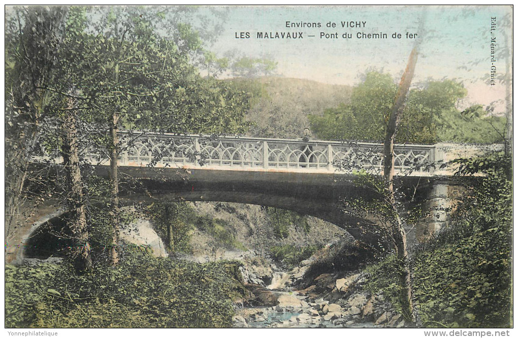 03 -Cusset - Pont Des Malavaux - Chemin De Fer - Ligne Vichy à St Polgues - Ouvrages D'Art