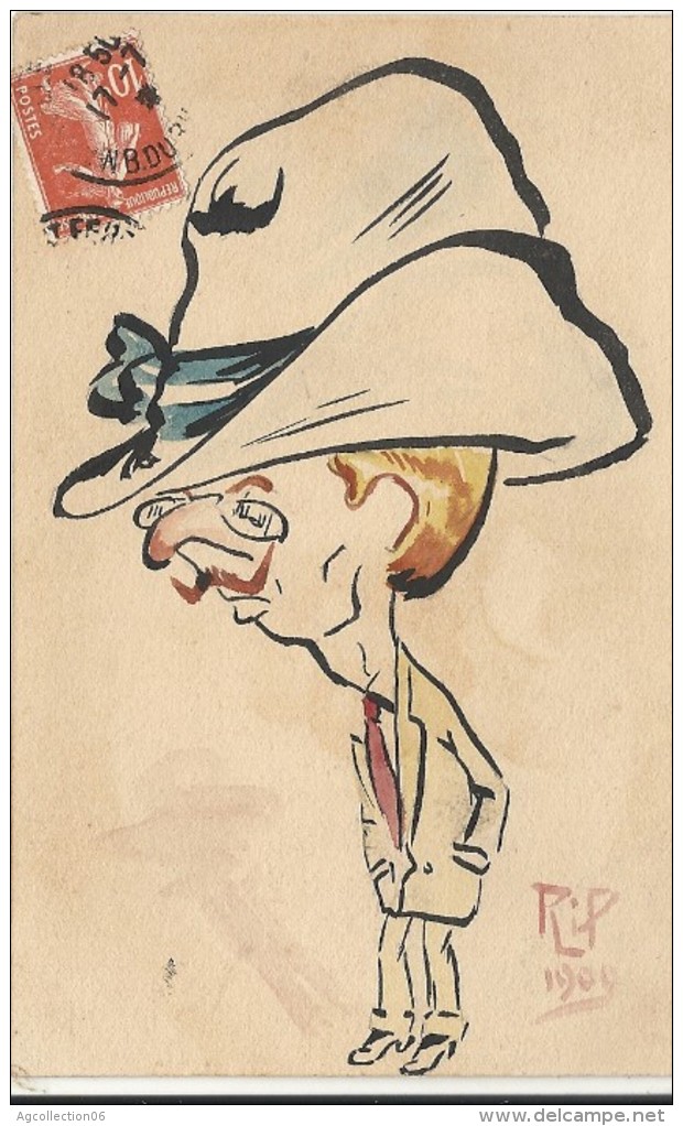 RIP. CARICATURE. CARTE DESSINEE - Other & Unclassified