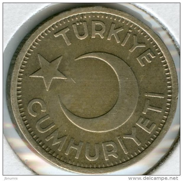 Turquie Turkey 25 Kurus 1945 KM 880 - Turquia