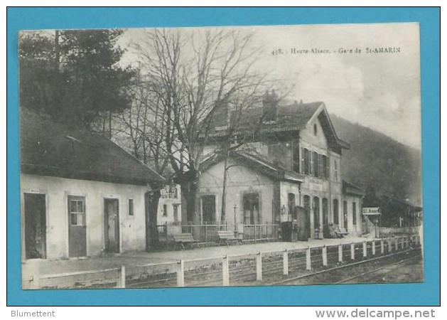 CPA Chemin De Fer La Gare SAINT-AMARIN 68 - Saint Amarin