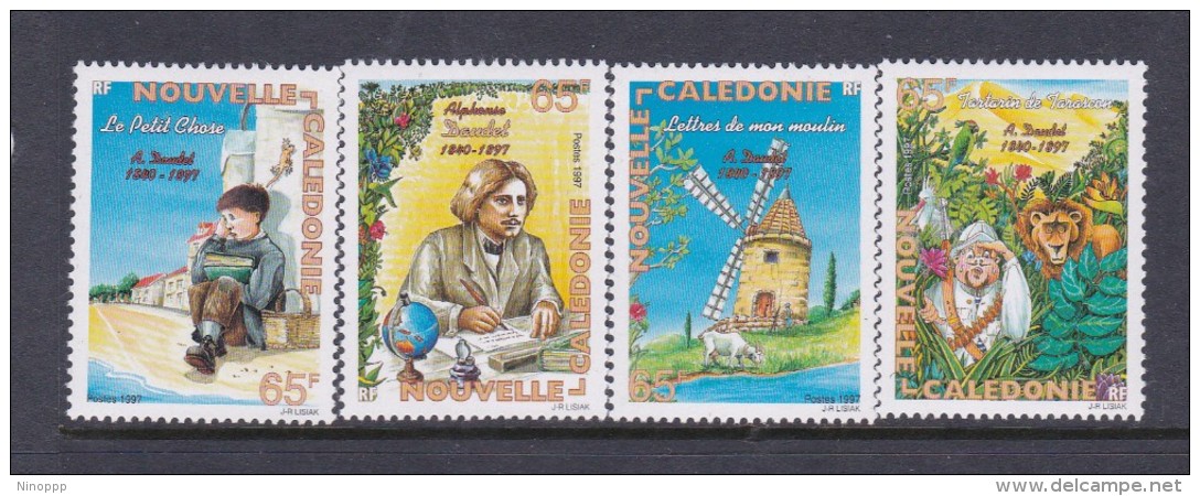 New Caledonia SG 1091-94 1997 Death Centenary Of Alphonse Daudet MNH - Unused Stamps