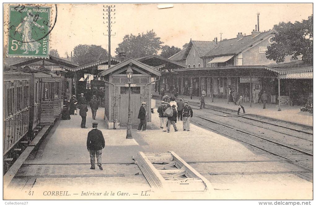 91-CORBEIL- INTERIEUR DE LA GARE - Corbeil Essonnes