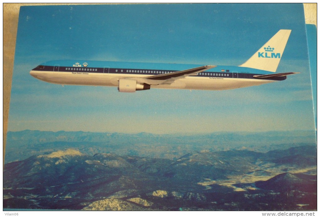 AIRLINES ISSUE / CARTE COMPAGNIE     KLM   B 767 - 1946-....: Ere Moderne