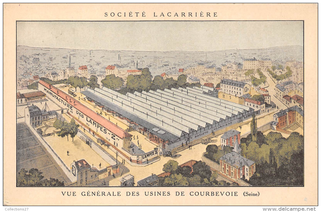 92- COURVEVOIE - VUE GENERALE DES USINES DE COURBEVOIE - Courbevoie