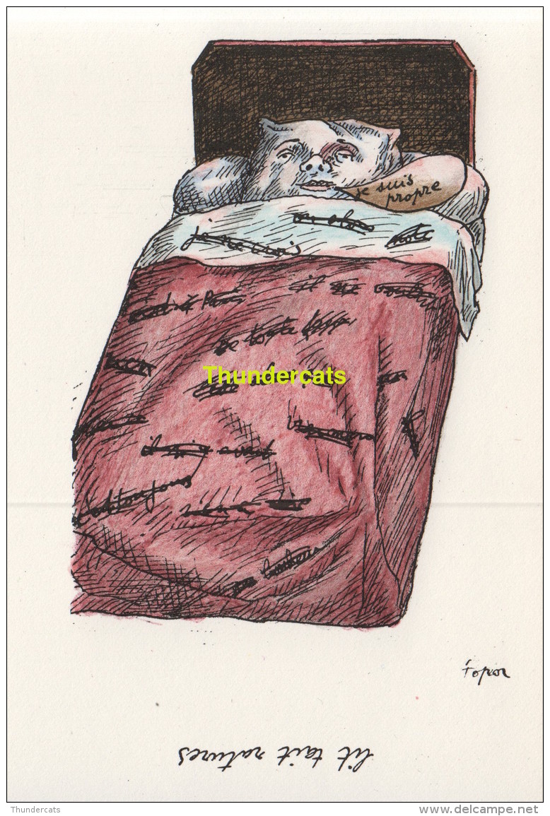 CPSM ILLUSTRATEUR ROLAND TOPOR R. TOPOR ART 1978 EDIT. YVES RIVIERE PARIS - Topor