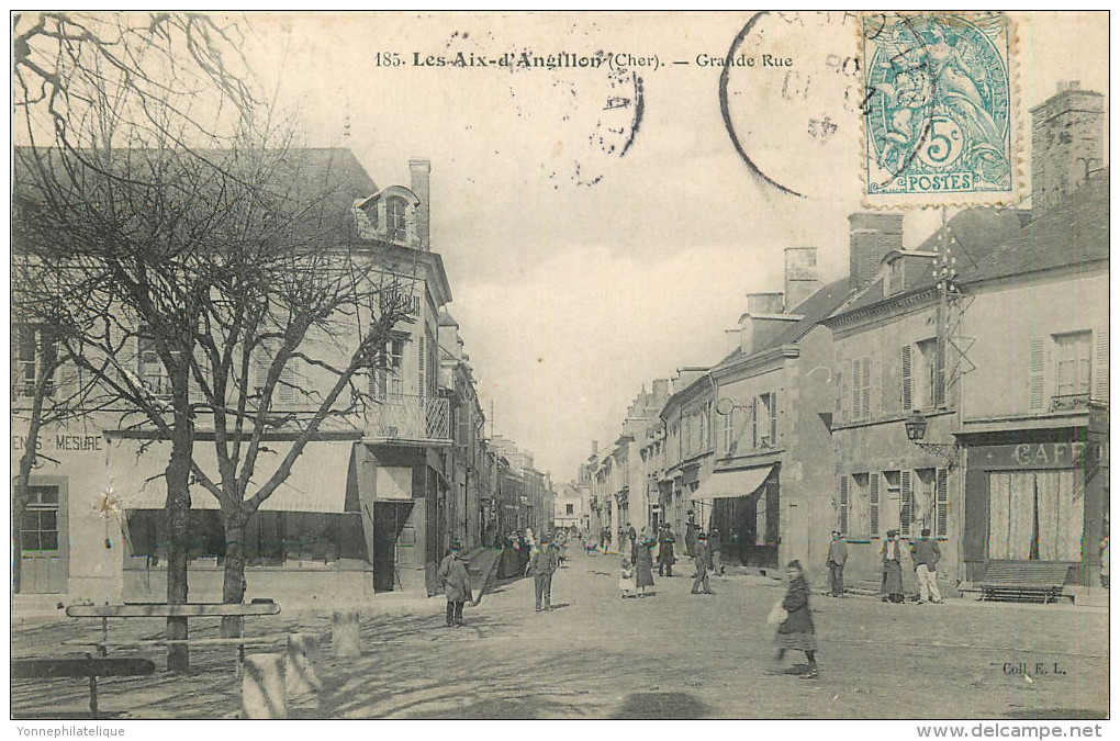18 - CHER - Les Aix D'Angillon - Grande Rue - Les Aix-d'Angillon