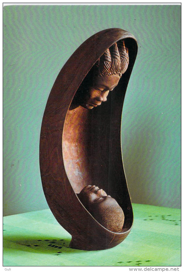 Afrique > Côte D´Ivoire  Vierge Baoulé  (statue Religion Ethnie Art Africain) * PRIX FIXE - Ivory Coast