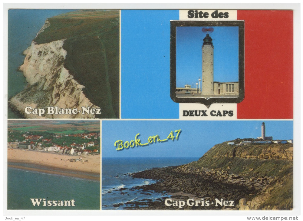 {41503} 62 Pas De Calais Site Des Deux Caps : Cap Gris Nez Cap Blanc Nez Baie De Wissant , Multivues - Wissant