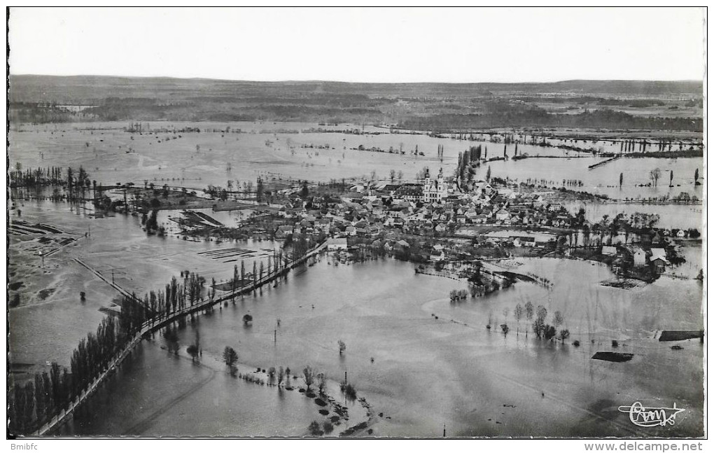 EBERSMUNSTER - Vue Générale Aérienne Ebersmunster Inondée - Ebersmunster