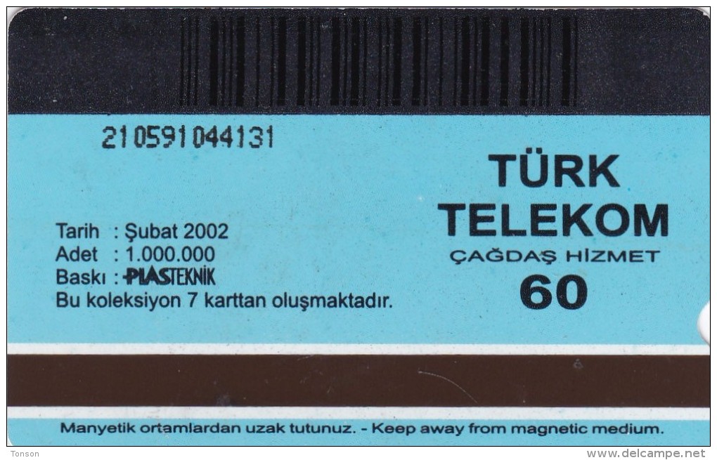 Turkey, N-208, Decoration Arts, Helmet, 2 Scans. - Turquie