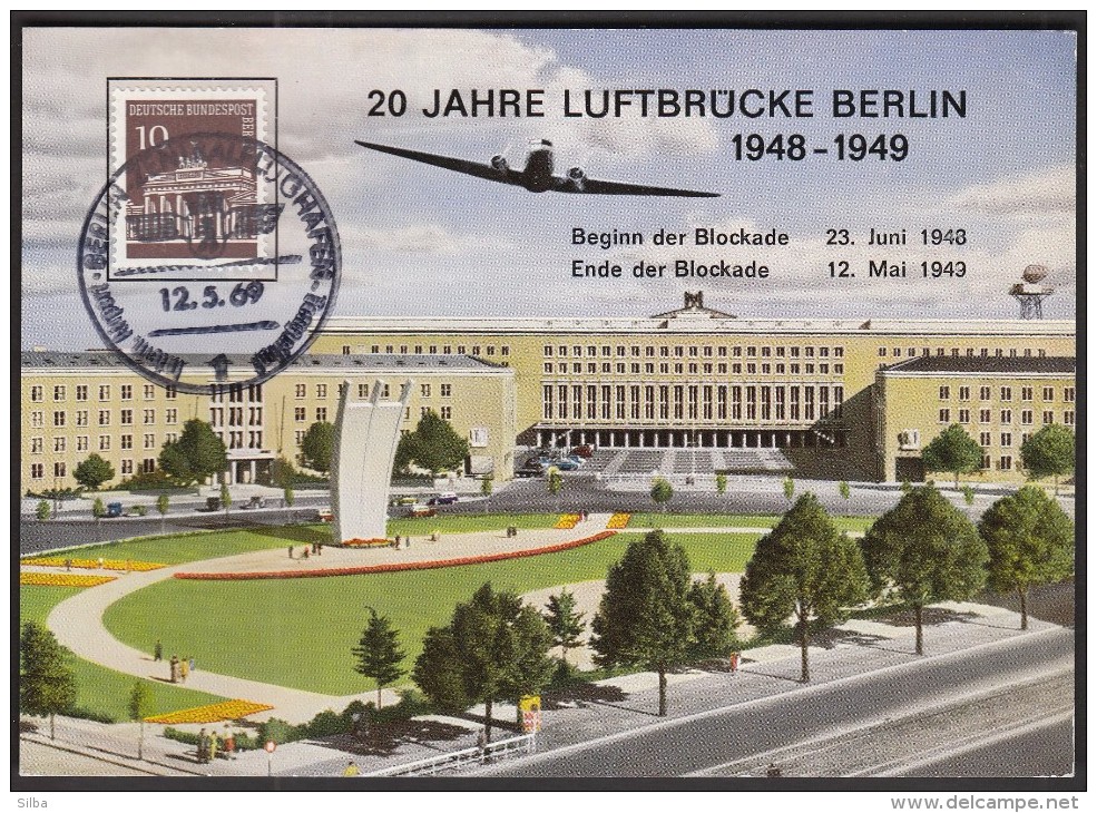 Germany Berlin 1969 / 20 Years Of Air Bridge Berlin - Altri (Aria)