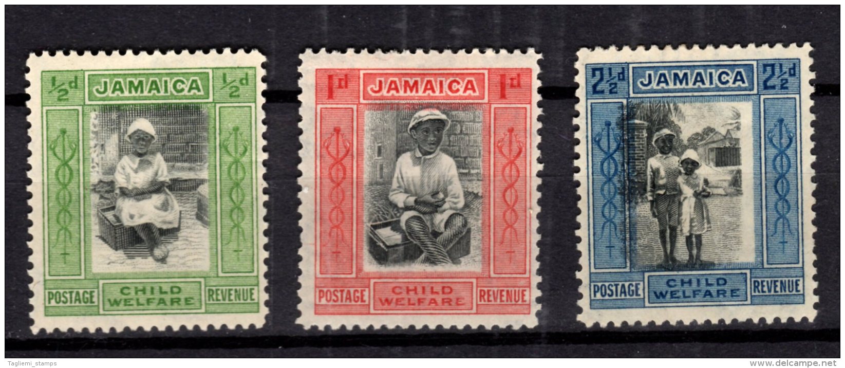 Jamaica, 1923, SG 104 - 106, Complete Set Of 3, Mint Hinged - Jamaica (...-1961)