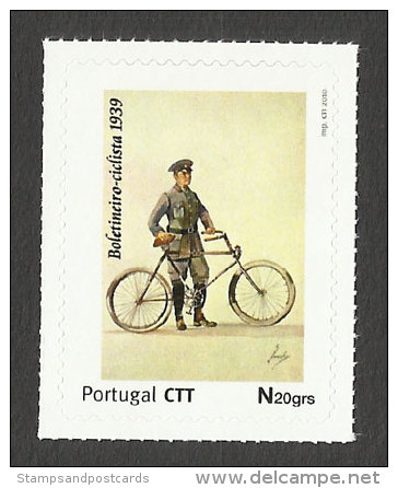 Portugal Facteur De Vélo  Timbre Personnalisé 2010 Bike Postman Personalized Stamp - Cycling