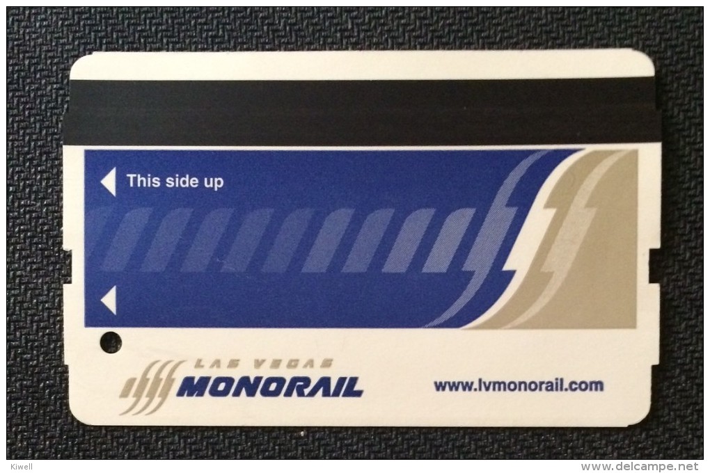 LAS VEGAS SPECIAL TRANSPORTATION CARD.MONORAIL .*** - World