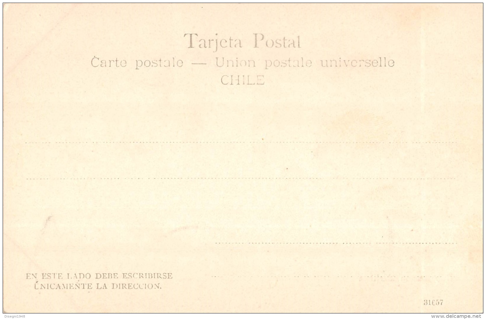 05656 "CHILE - VALPARAISO - GOBERNATION MARITIMA" ANIMATA. CART. POST. ORIG.  NON SPEDITA - Chile