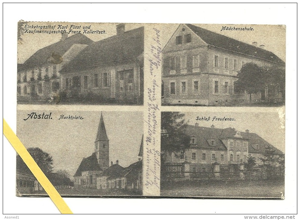 AK Abstal - Apace - Mehrbild - Gelaufen 1918 - Slovénie