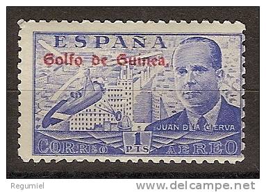 Guinea 268 ** Juan De La Cierva. 1942 - Spanish Guinea