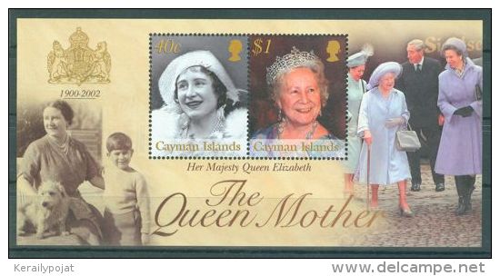 Cayman Islands - 2002 Queen Mother Block MNH__(TH-8294) - Kaaiman Eilanden