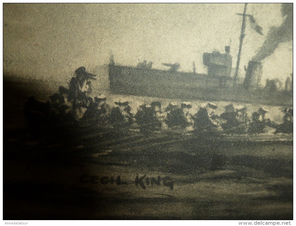 Guerre Navale Grav. Cecil King : HELIGOLAND (Le LUCHER Accoste Le MAINZ Après Combat ) (dim. Document = 50cm X 33cm - Barcos