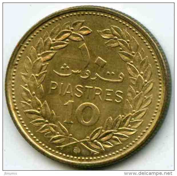 Liban Lebanon 10 Piastres 1970 KM 26 - Liban