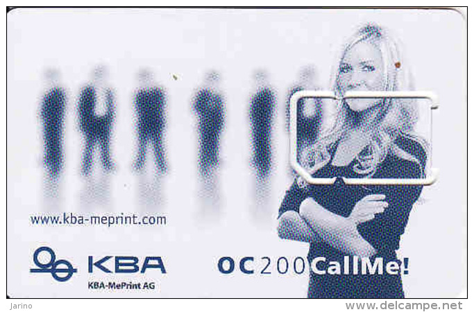 Germany-mint SIM Karte, Mit Modernster Offsetdruck-Technologie Hat KBA-MePrint AG Die OC 200 Ausgerüstet, Different Chip - Other & Unclassified