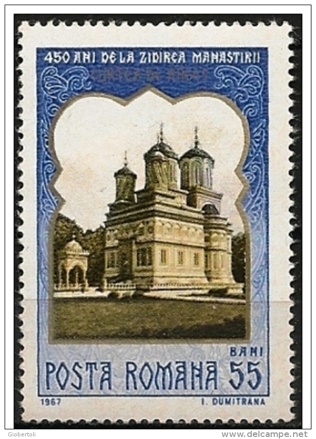 Romania/Roumanie: Monastero Di Cortea Di Arges, Monastère Curtea Arges, Curtea Arges Monastery - Abbeys & Monasteries