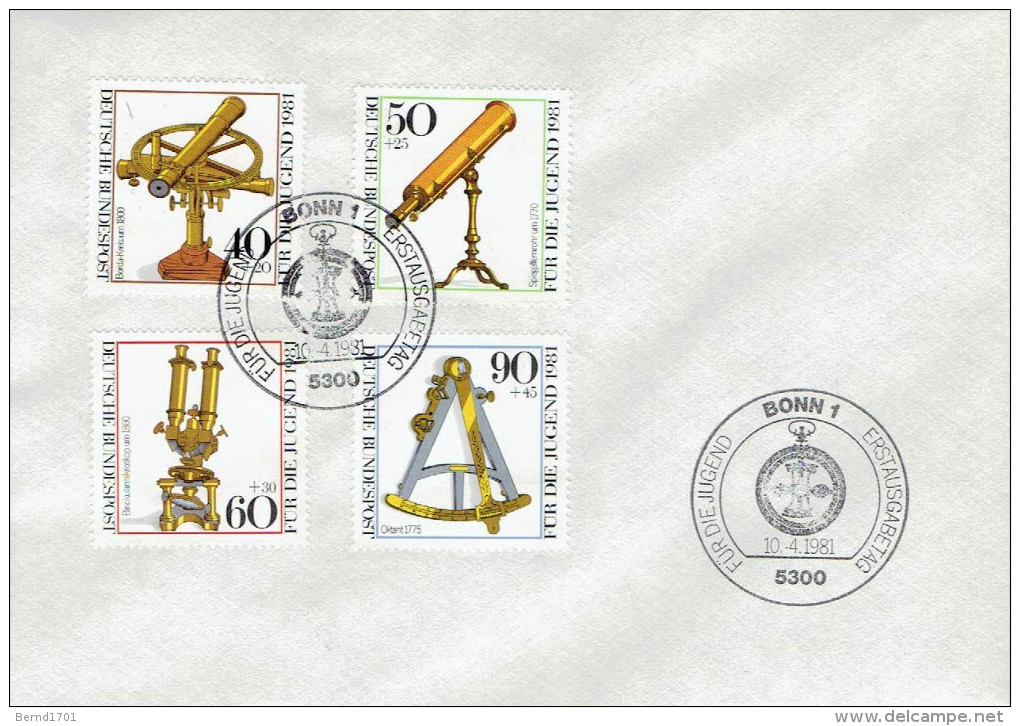 Germany - Mi-Nr 1090/1093 FDC (N126)- - 1981-1990