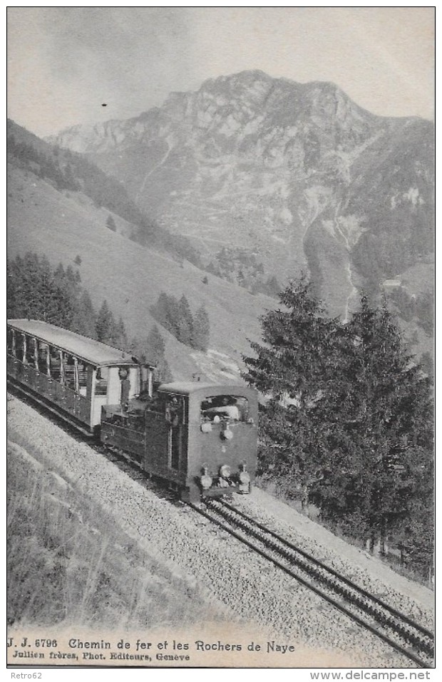 ROCHERS DE NAYE &#8594; Chemin De Fer, Ca.1910 - Roche