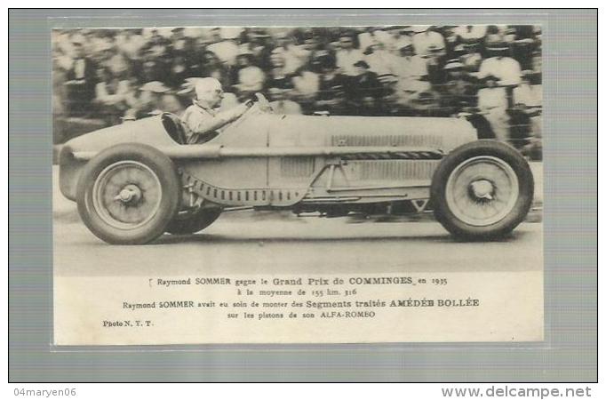 - **Raymond SOMMER , Gagne Le GRAND PRIX De COMMINGES En 1935 - Rallyes