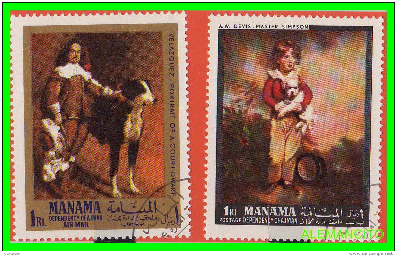 BAHREIN  ( MANAMA )  ASIA  - 2 SELLOS   AÑO 1971 - Bahrain (1965-...)