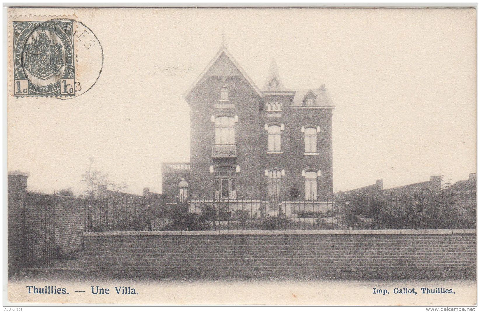 27190g   HABITATION - VILLA - Thuillies - 1903 - Thuin