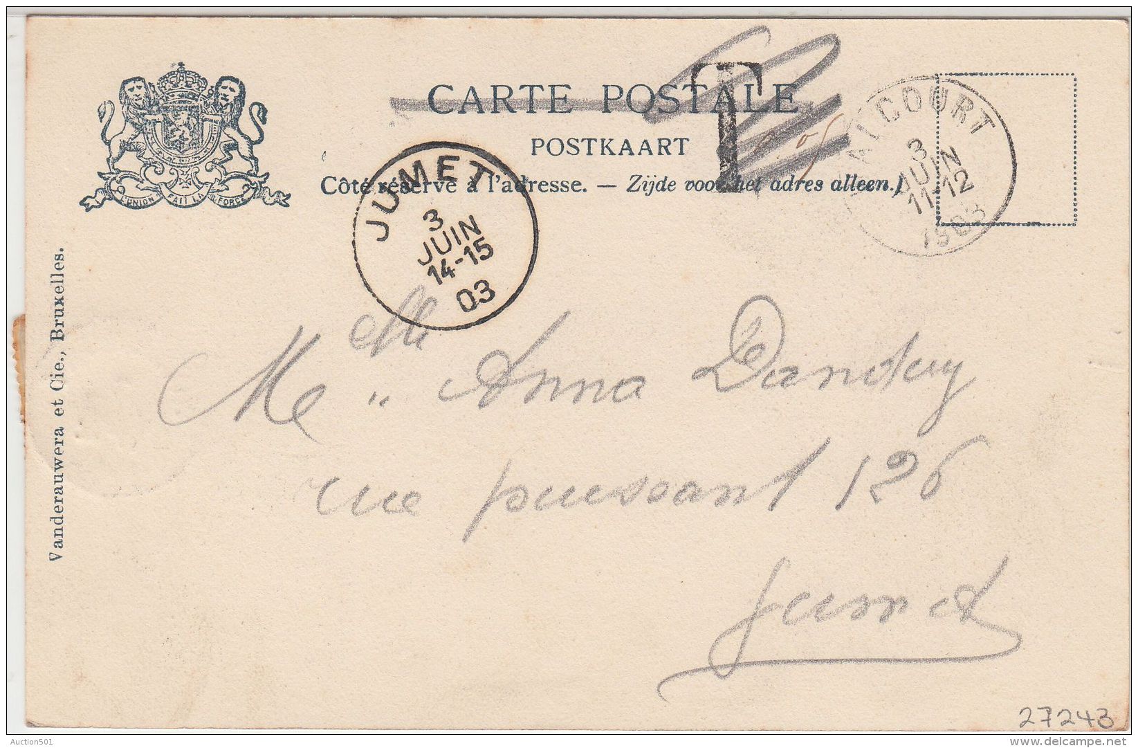 27243g  PONT DE LA FORGE - L'EAU D'HEURE - Walcourt - 1903 - Walcourt