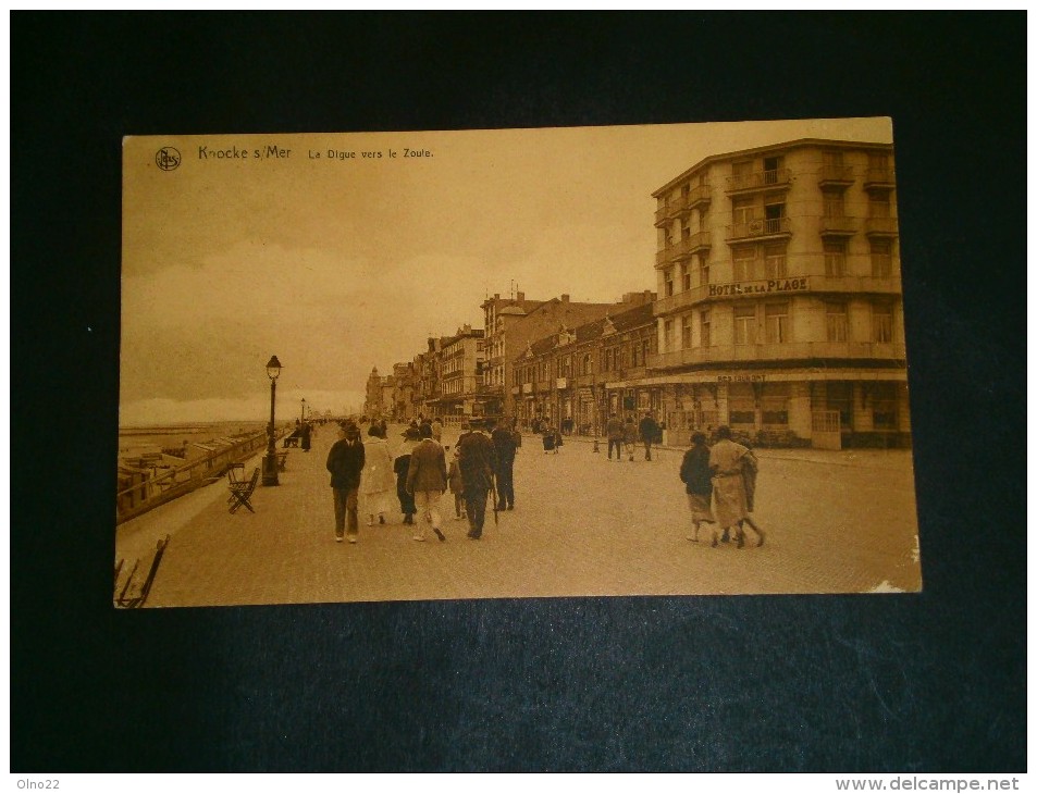 KNOCKE SUR MER - LA DIGUE VERS LE ZOUTE - Knokke