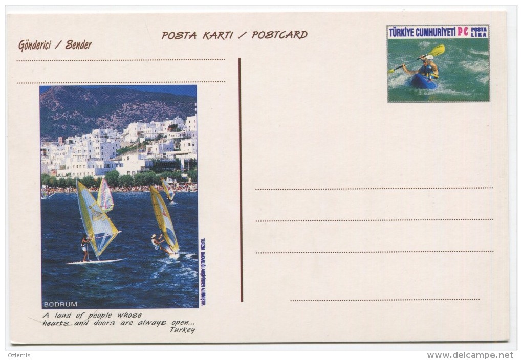 TURQUIE,TURKEI,TURKEY BODRUM POSTCARD - Entiers Postaux